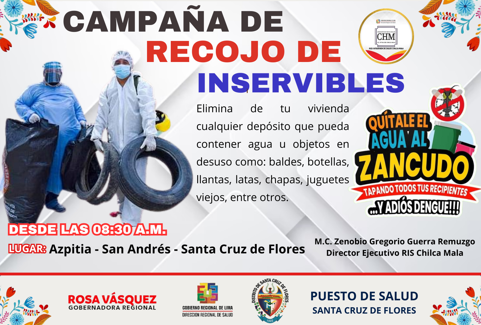 ¡Participa en la Gran Campaña de Recojo de Inservibles en Santa Cruz de Flores!