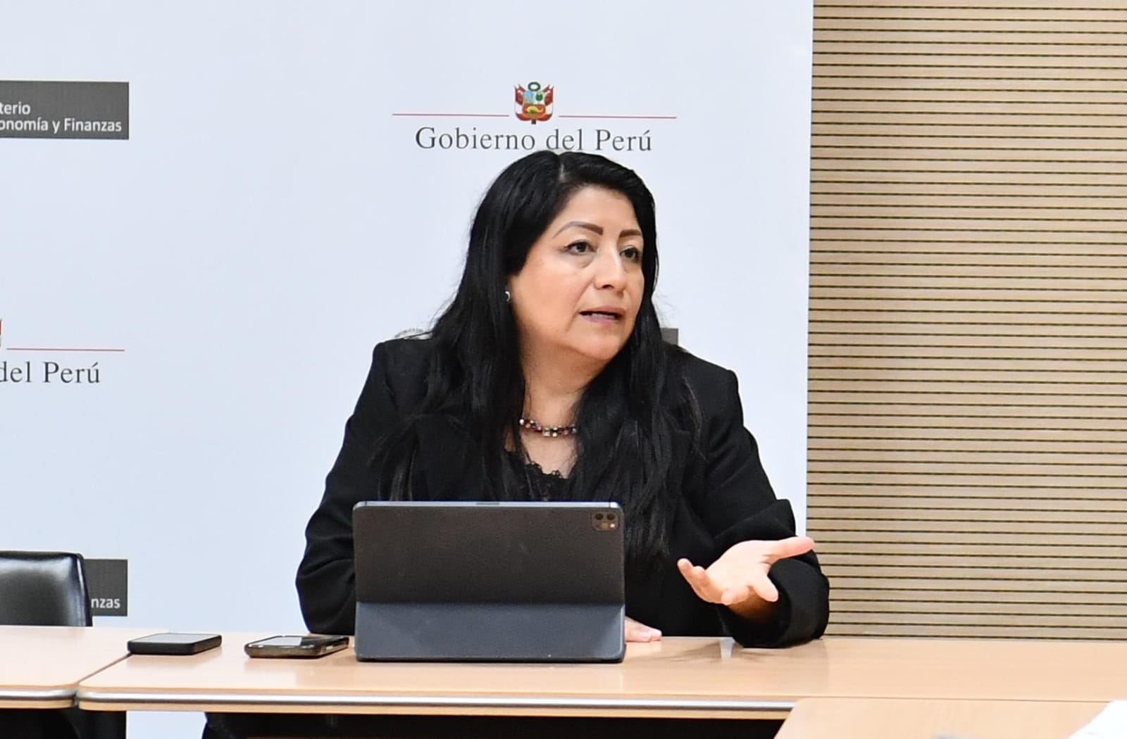 Viceministra de Economía, Denisse Miralles.
