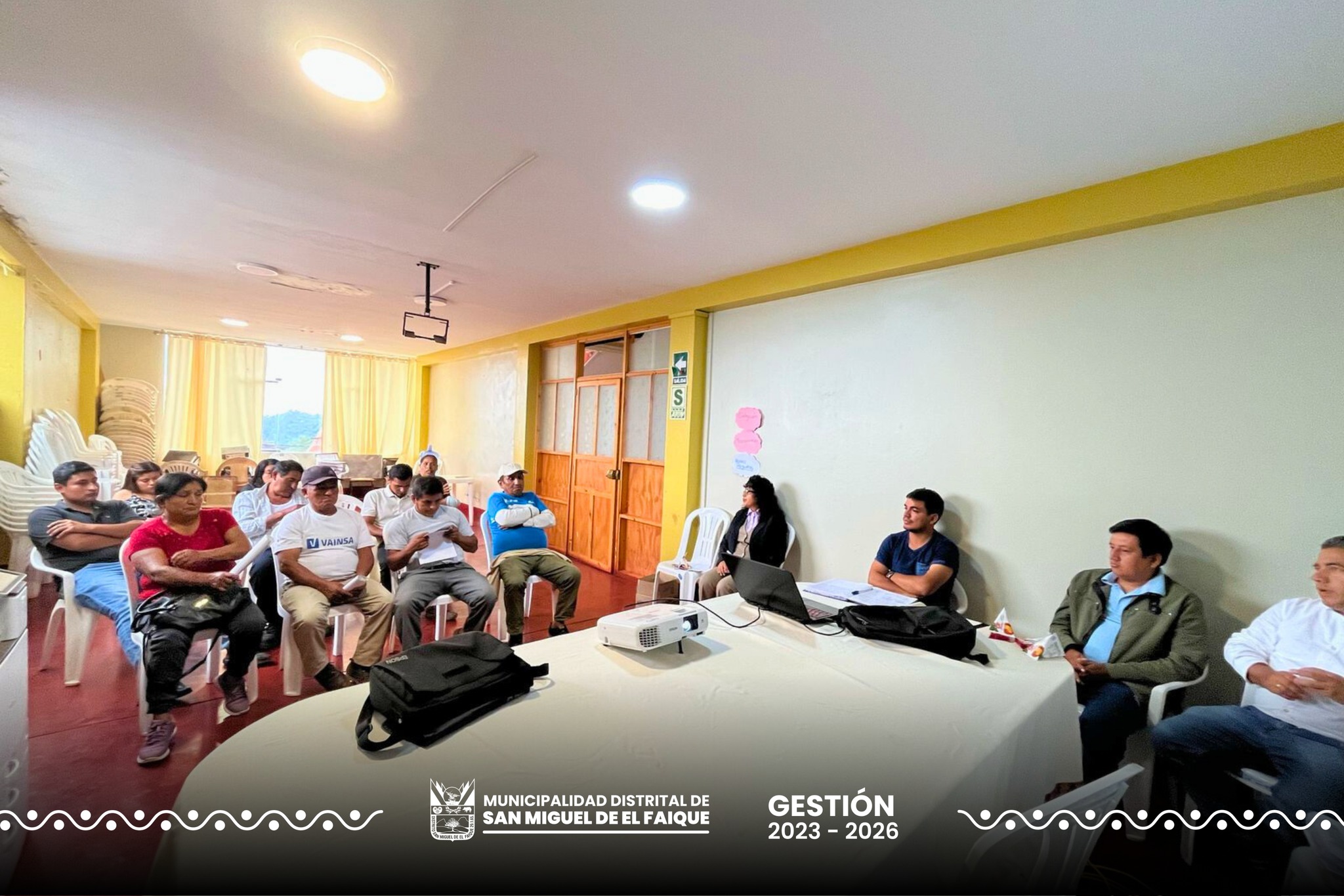 Reunión de apertura del camal municipal