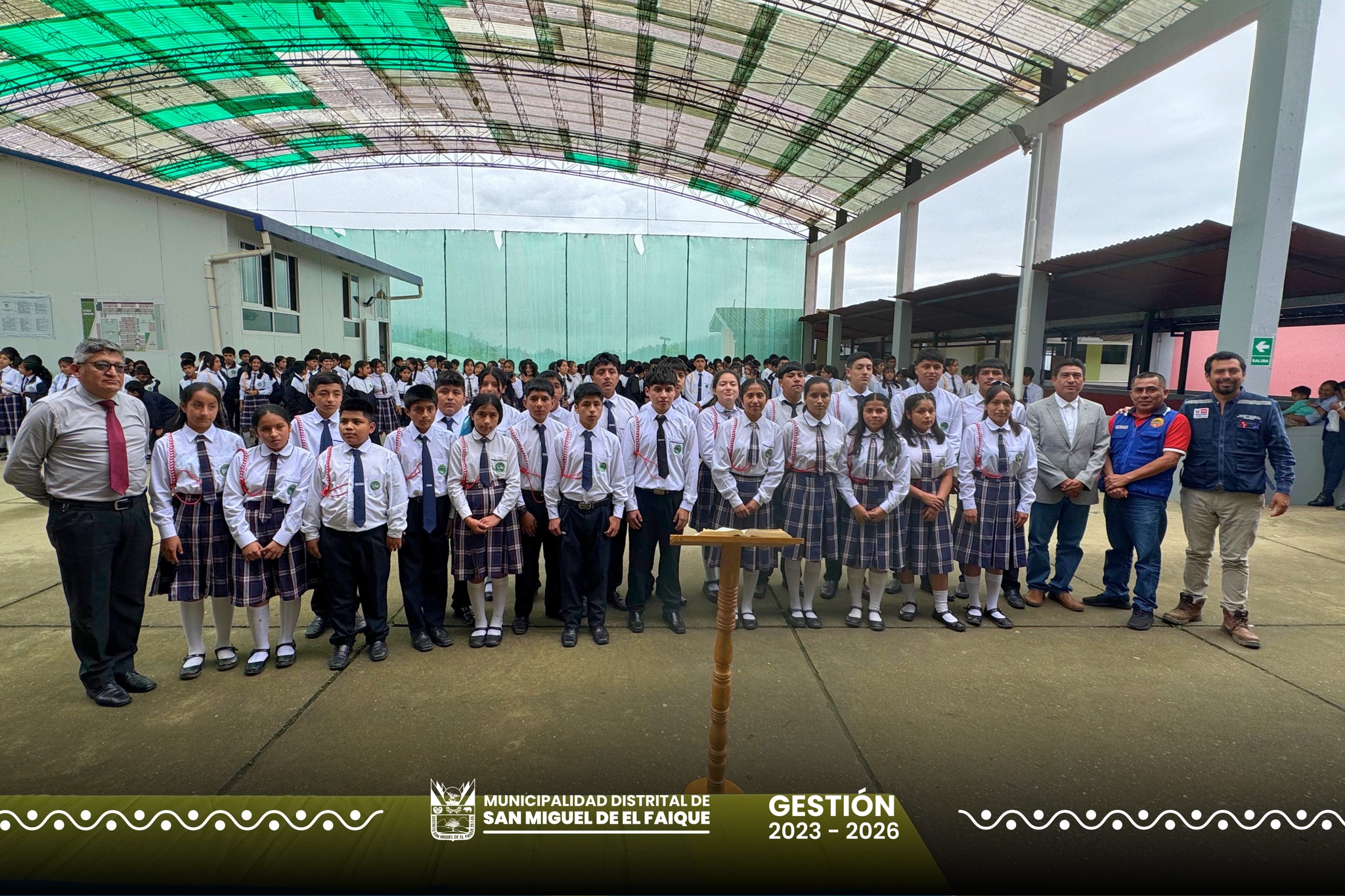 Juramentación de brigadas escolares