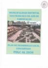 Vista preliminar de documento Plan De Desarrollo Local Concertado De La Municipalidad Distrital de San Francisco De Yarusyacan