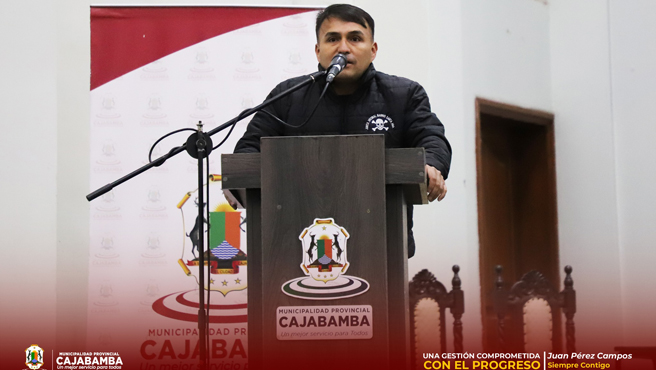 ¡Cajabamba refuerza la lucha contra la delincuencia!