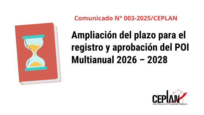 Comunicado N° 003-2025/CEPLAN