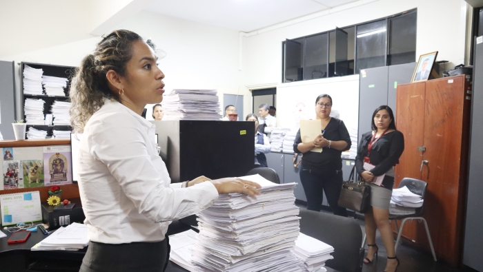 Presidente de la Corte Superior de Piura realizó visita administrativa a los Juzgados de Investigación Preparatoria de Piura