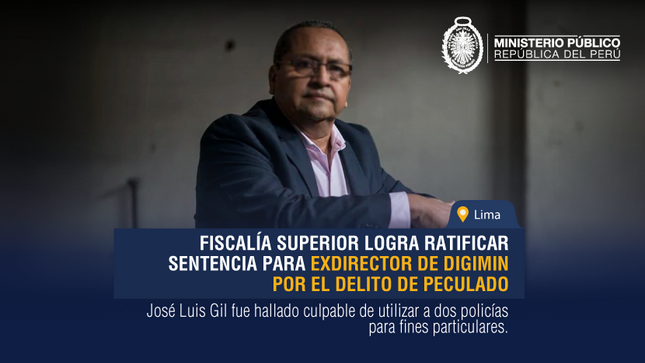 Confirman sentencia para exdirector de la Digimin por el delito de peculado.