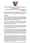 Vista preliminar de documento Resolución Jefatura N.° 199-2025-SUNARP/ZRIX/JEF