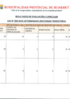 Vista preliminar de documento Resultados de Evaluacion Curricular