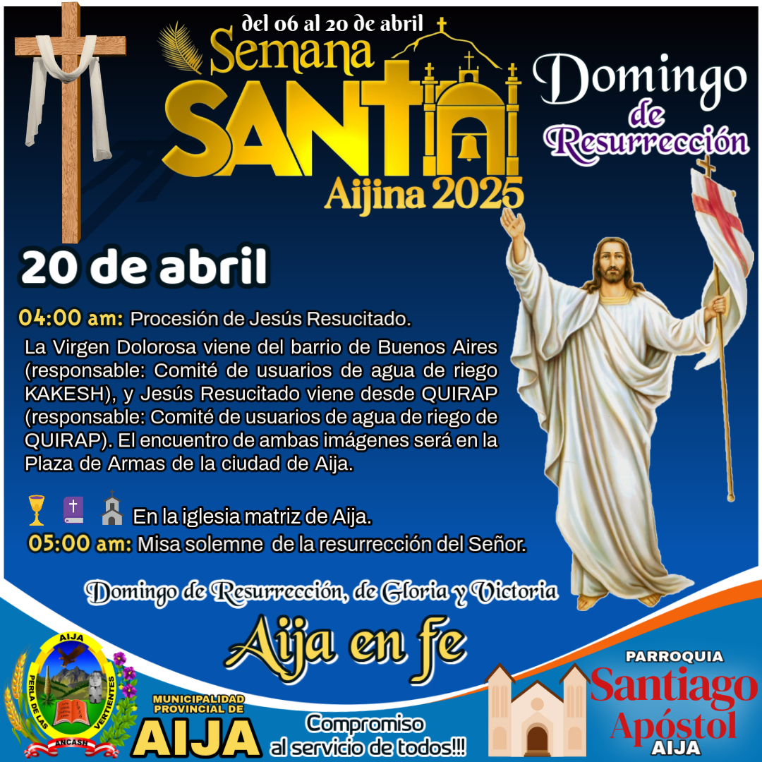 Domingo de Resurrección Aija