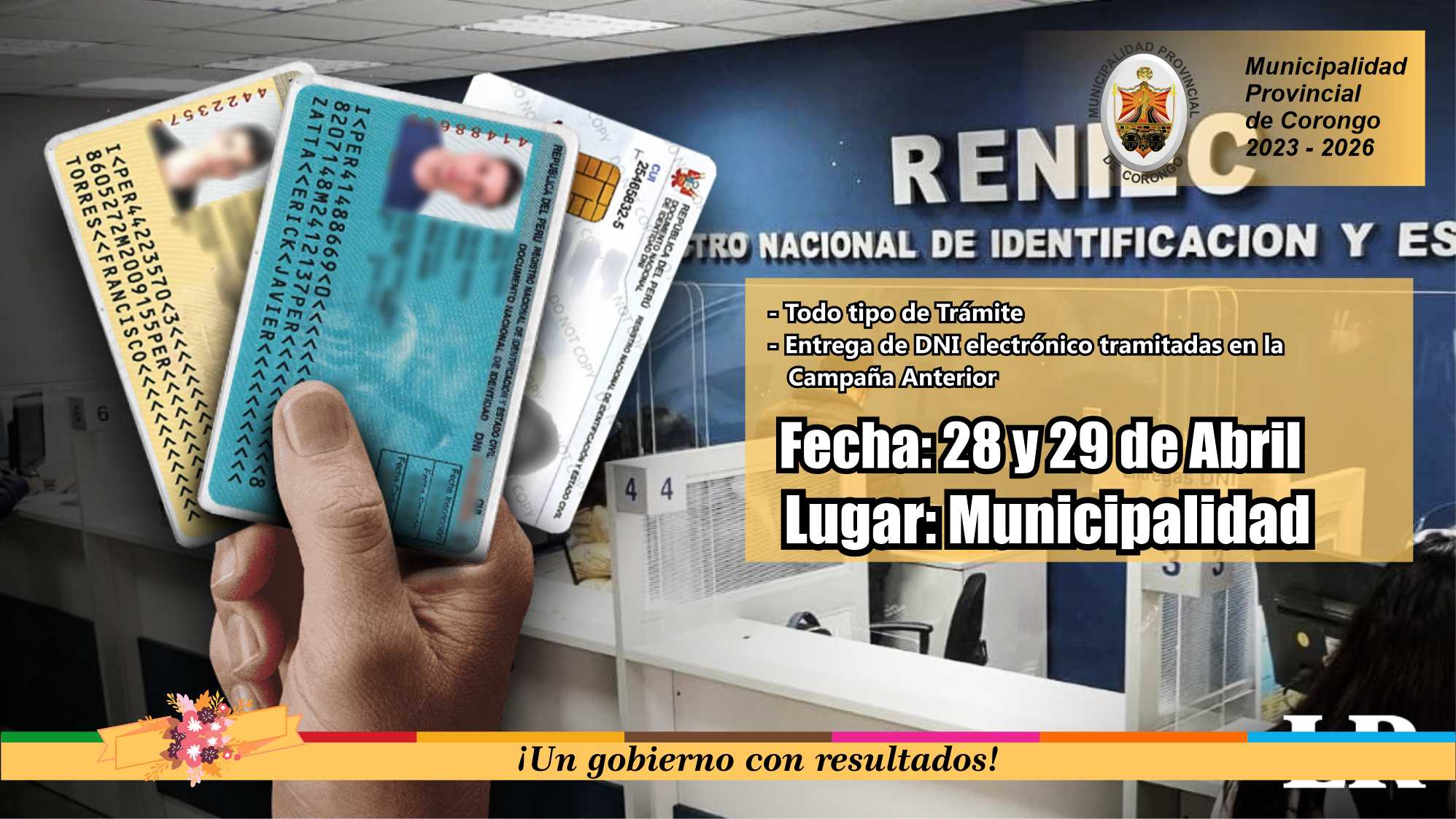 Comunicado RENIEC