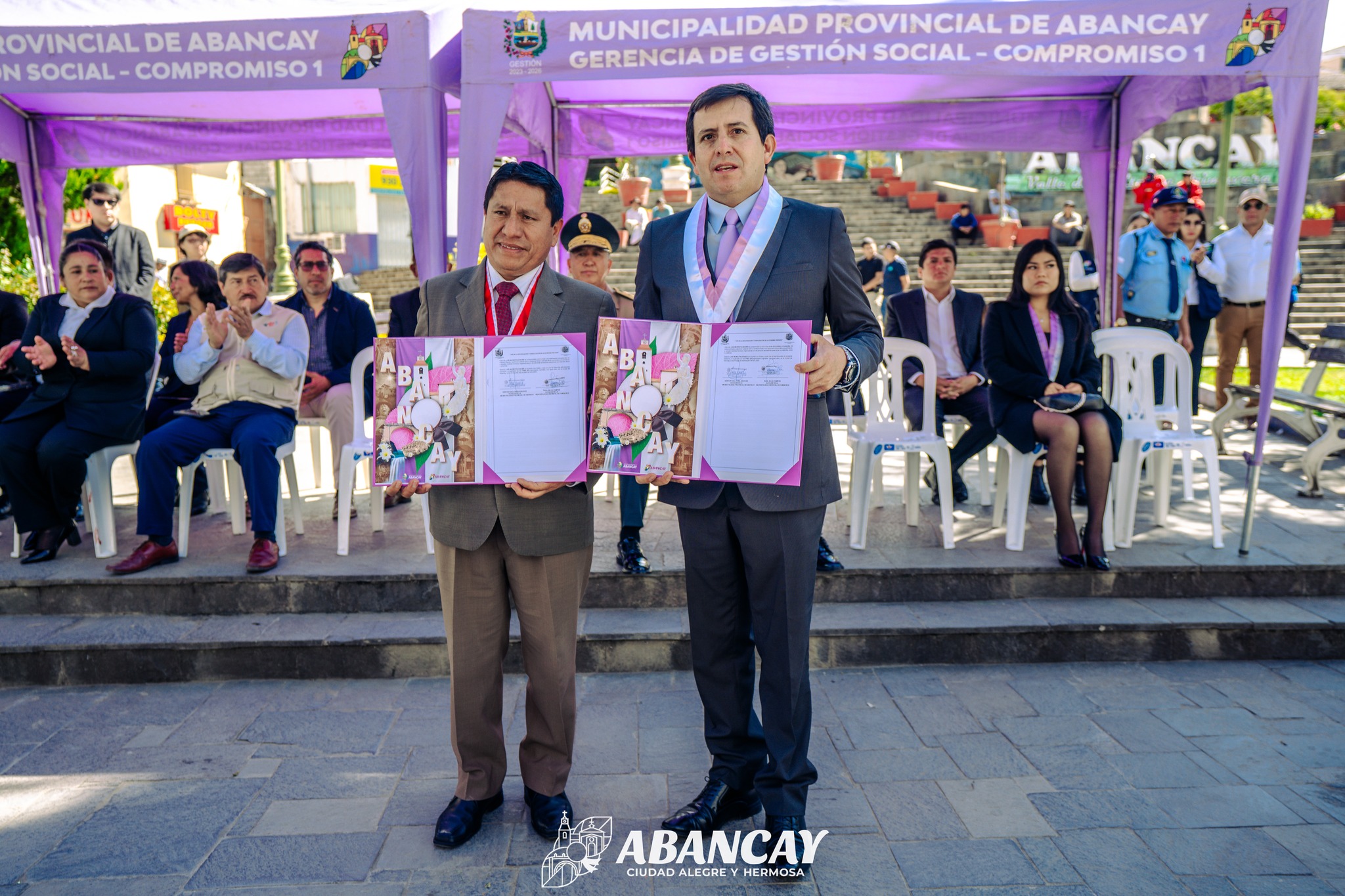 Abancay y Tamburco Sellan Alianza Histórica Por La Seguridad Ciudadana.