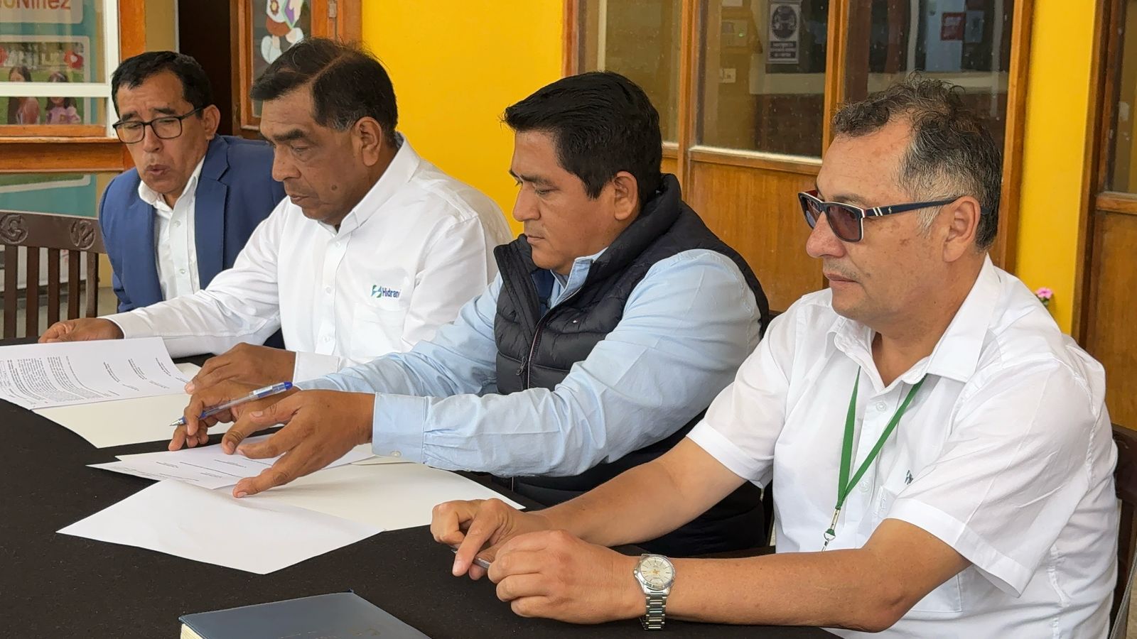 Hidrandina realizó entrega de terreno a contratista Consorcio San Antonio para la ejecución de labores que contempla alumbrado público con tecnología LED y la instalación de redes subterráneas en todo el centro histórico.