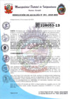Vista preliminar de documento Resolucion de Alcaldia N° 091-2025-MDI