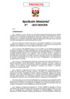 Vista preliminar de documento PROYECTO RM MODIFICA LISTADO INCLUSION SUJETOS AL SEIA - SECTOR VIVIENDA