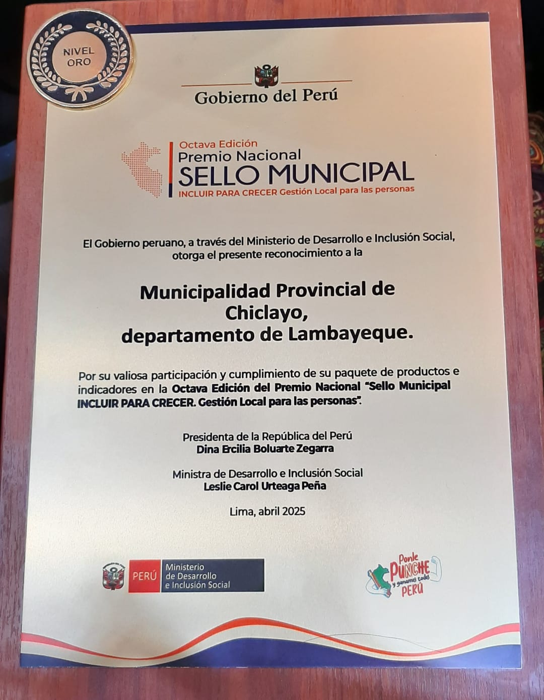 PREMIO POR LOGRO DE METAS