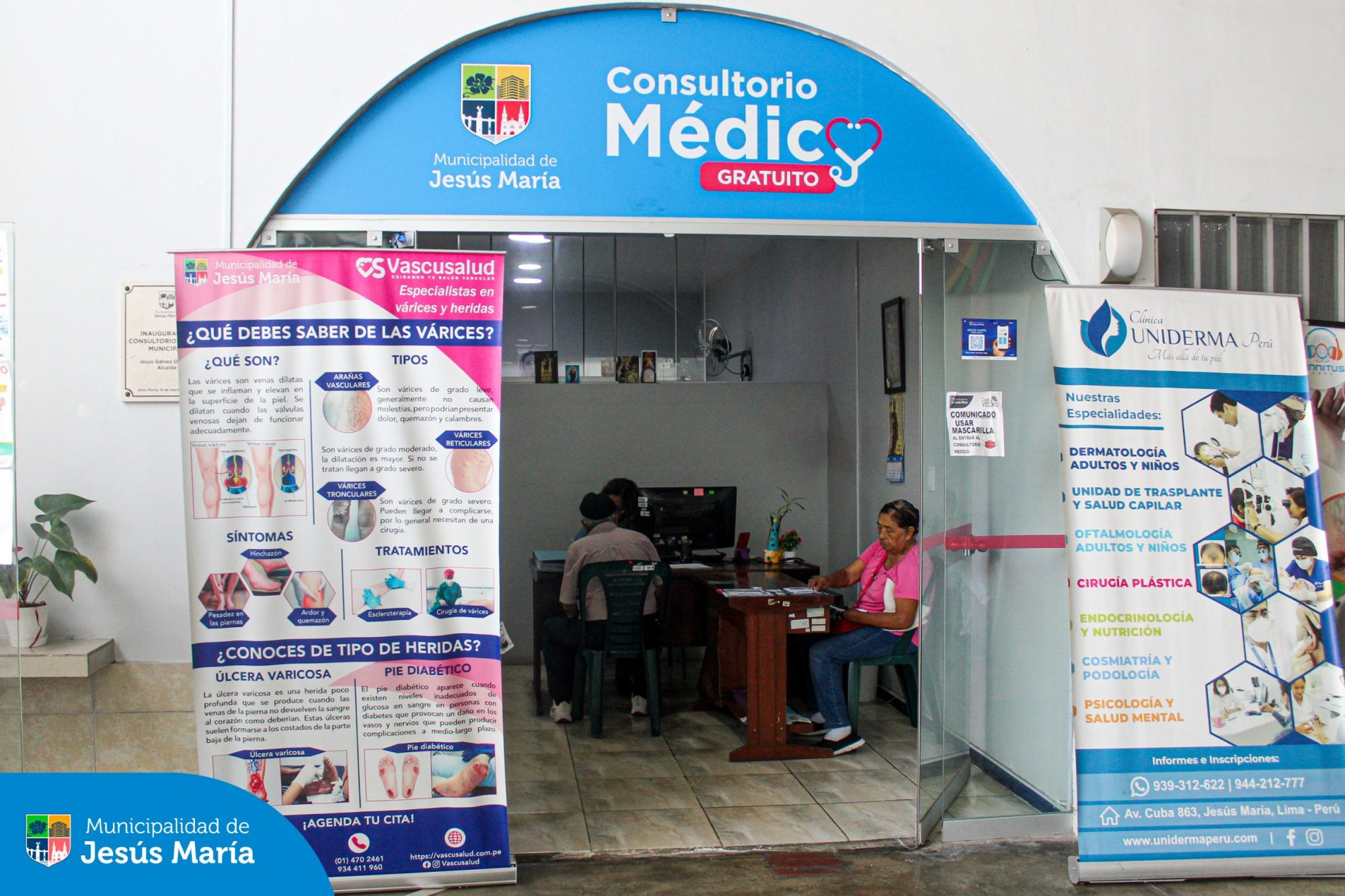 En Jesús María, seguimos trabajando por tu bienestar. Por eso, ponemos a tu disposición los servicios gratuitos de nuestro Consultorio Médico Municipal.
🩺 Revisa las especialidades y horarios de atención del mes de abril aquí 👉 bit.ly/4hTwuqz.
👨⚕️👩⚕️ Atención accesible, cercana y de calidad para ti y tu familia.