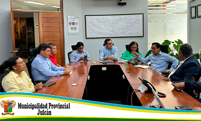 Mesa de trabajo con Hidrandina y la MPJ