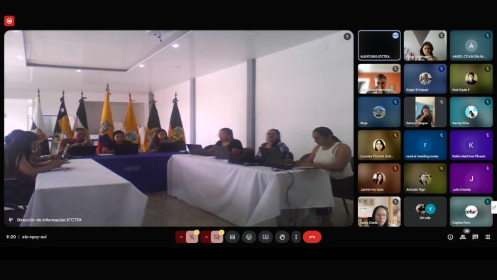 REUNION DNCP PERU Y SECRETARIA PLANIFICACION ECUADOR