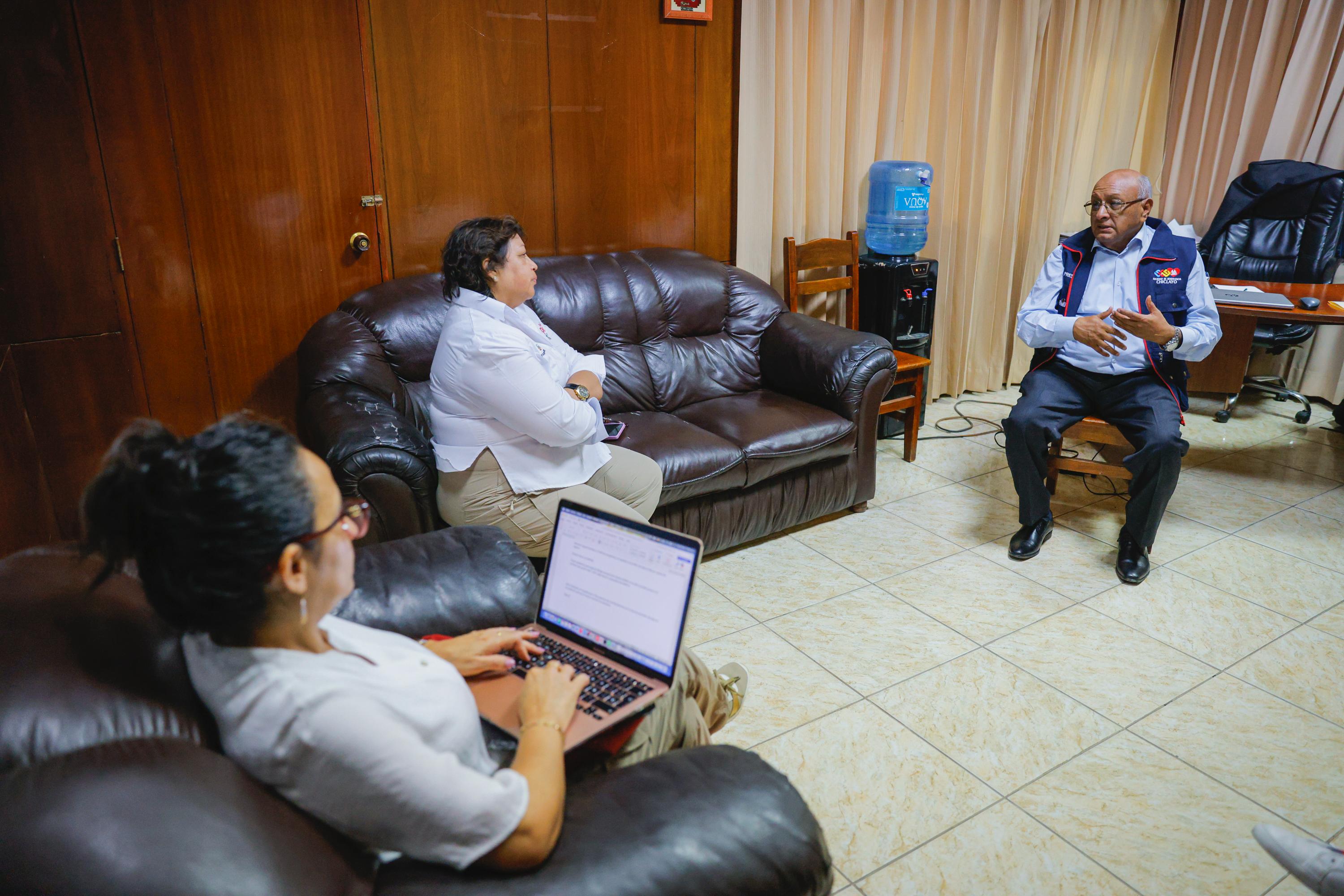Titular del Sector se reunió también con el director Sociedad de Beneficencia de Lambayeque en busca de fortalecer los servicios de protección social.