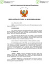 Vista preliminar de documento Resolución Jefatural Nº 0085-2025-MIDAGRI-INIA