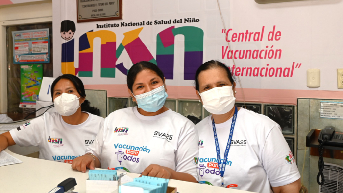 INSN: Más de 480 personas protegidas durante los dos primeros días de la Semana de Vacunación en las Américas