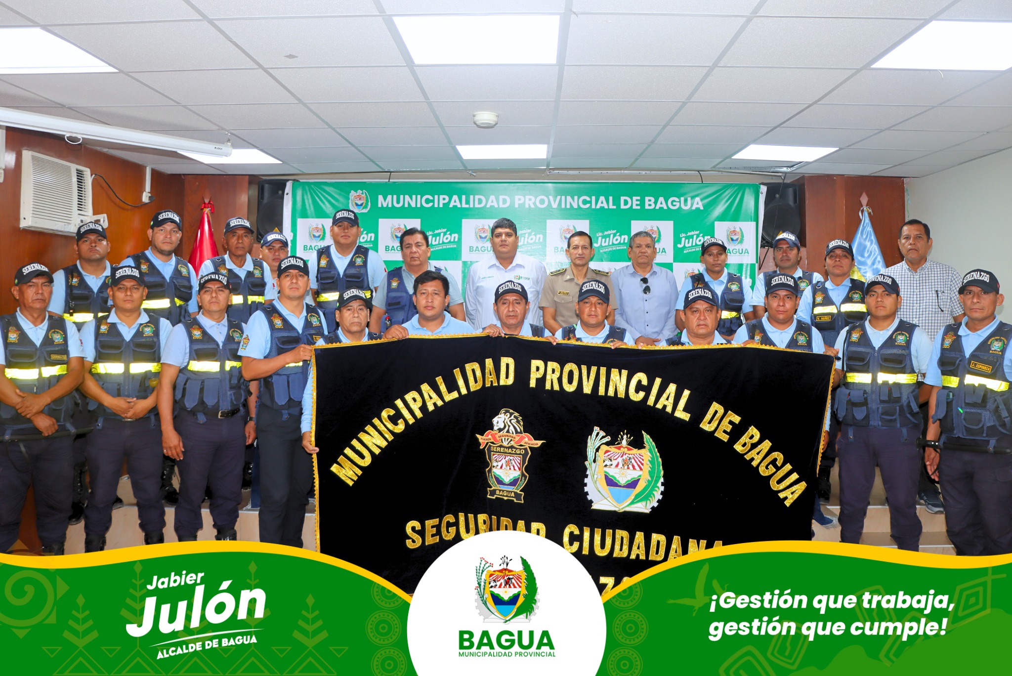 Comisario de la PNP BAGUA expone normativa de serenazgo 