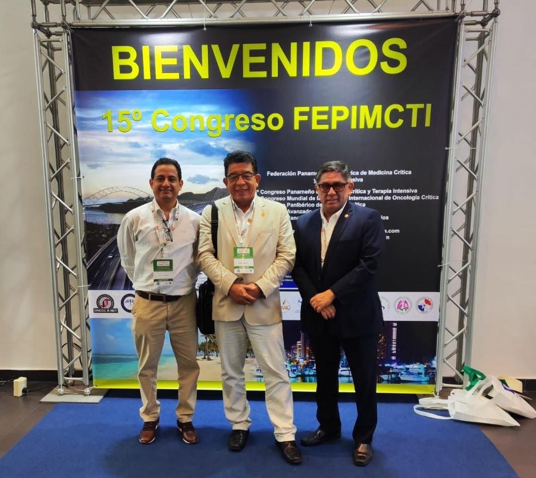 Decano de Ciencias de la Salud participó en Congreso de Medicina Crítica y Terapia Intensiva en Panamá