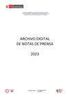 Vista preliminar de documento ARCHIVO DIGITAL 2023 DE NOTAS DE PRENSA