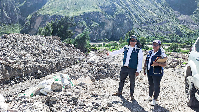 Municipalidades de las provincias de La Unión y Camaná en Arequipa, fortalecen la gestión prospectiva y correctiva de la GRD
