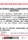 Vista preliminar de documento COMUNICADO N° 008-2025-AGEBRE-UGEL 05