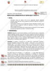 Vista preliminar de documento Resolución Administrativa