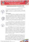 Vista preliminar de documento DECRETO DE ALCALDIA N° 001-2025-A-MDL