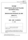 Vista preliminar de documento RENDICIÓN DE CUENTAS DE TITULARES MUNICIPALIDAD PROVINCIAL DE JAÉN