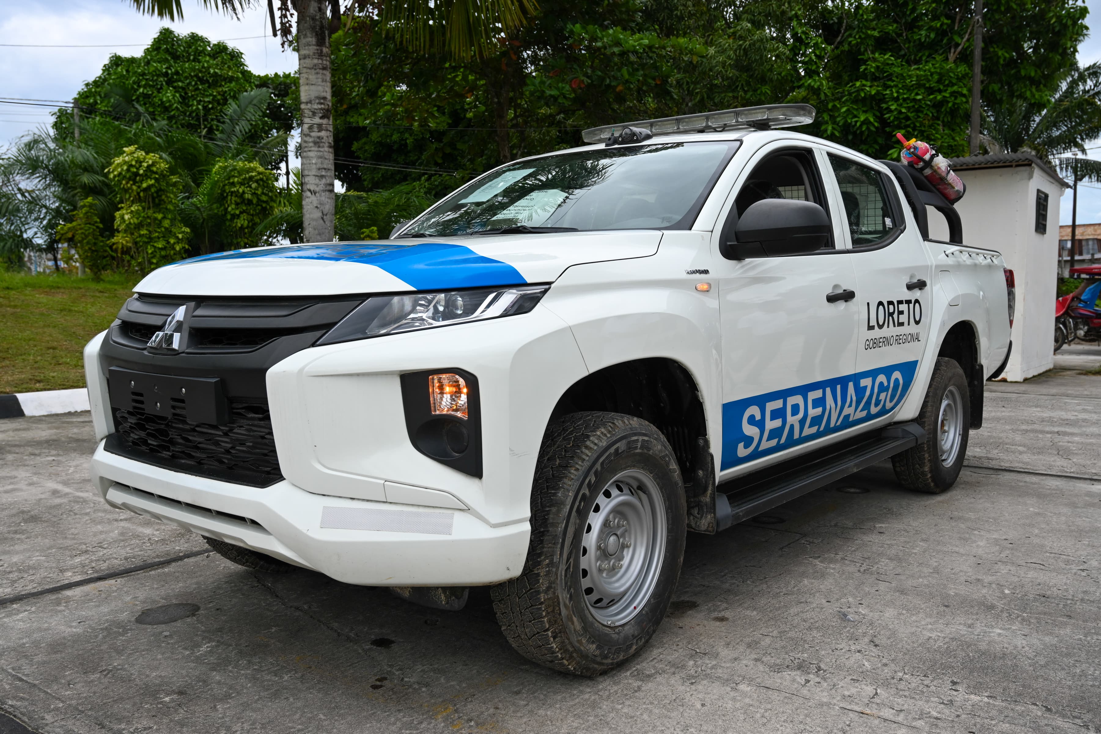 Gorel entrega moderna camioneta al Serenazgo de Manseriche.