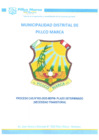 Vista preliminar de documento Bases del proceso CAS N°003-2025-MDPM- PLAZO DETERMINADO (NECESIDAD TRANSITORIA)