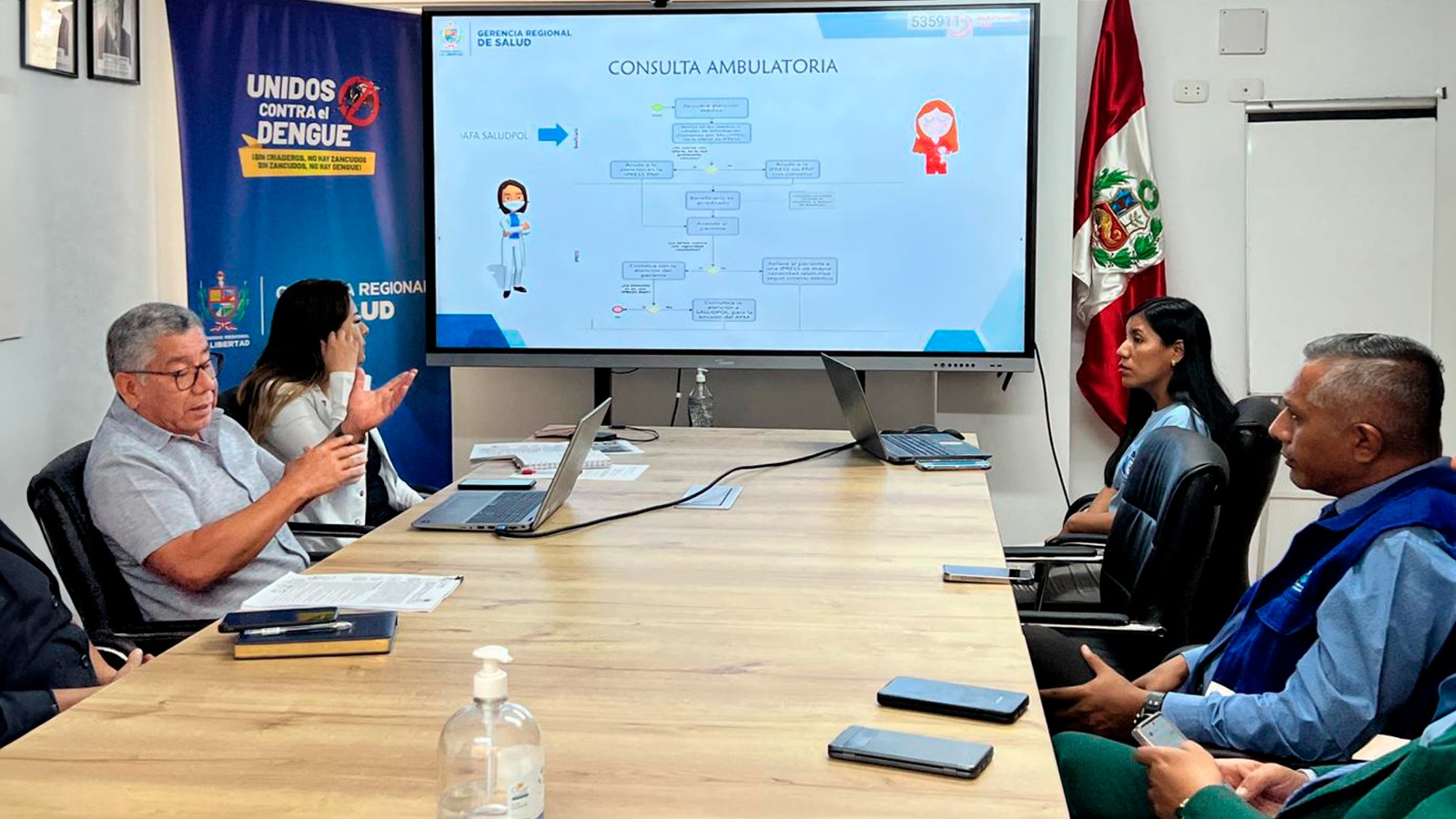 Supervisión de atención de asegurados en La Libertad