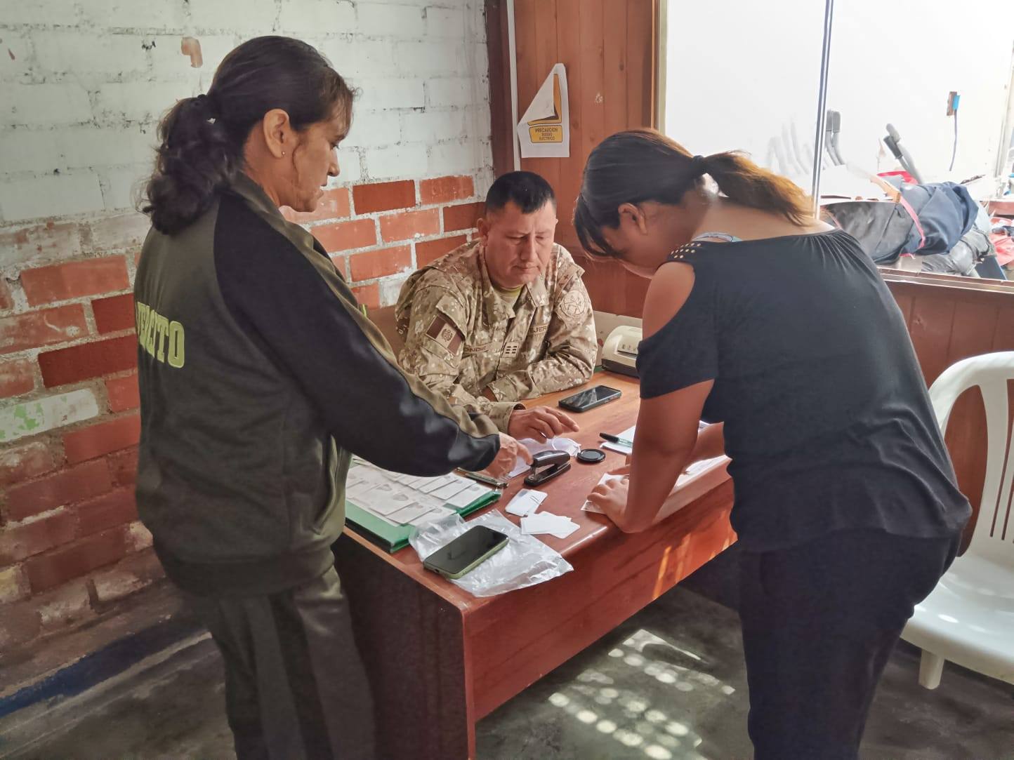 recojo de la libreta militar