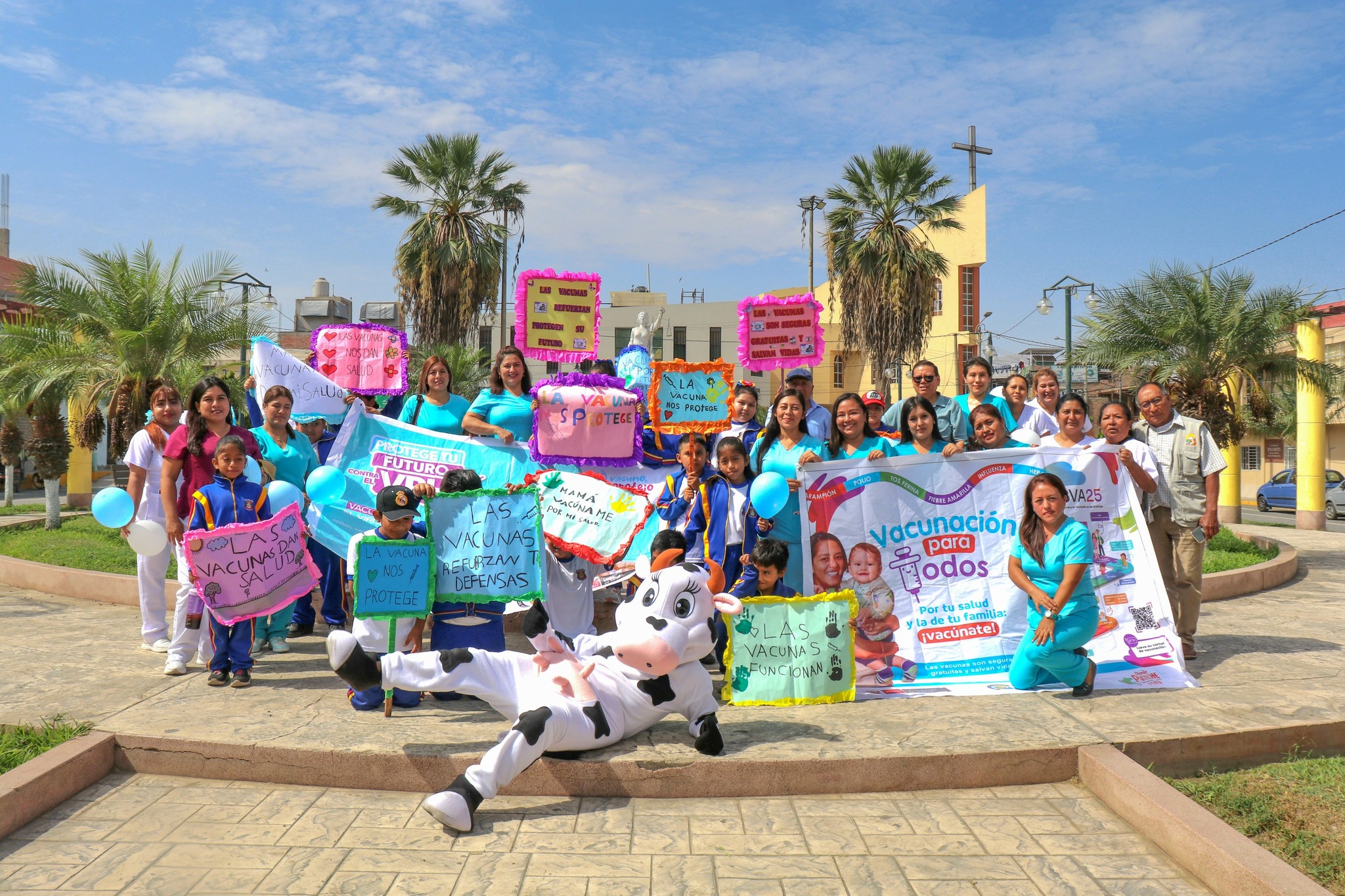 Miembros del puesto de salud San Jacinto 