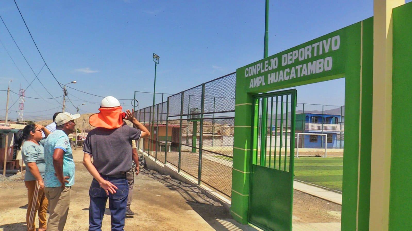 Visita al campo deportivo