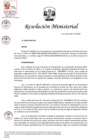Vista preliminar de documento RM N° 00463-2025-DE (Autorizar el viaje al exterior, en comisión de servicio, del personal naval a Brasil)