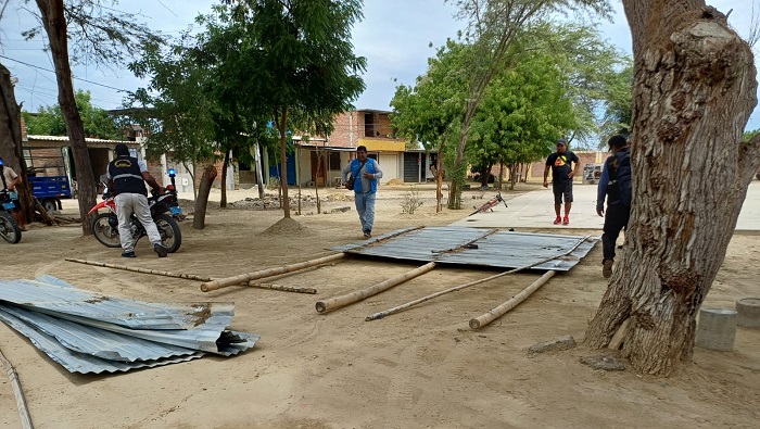 Desmantelan construcción ilegal