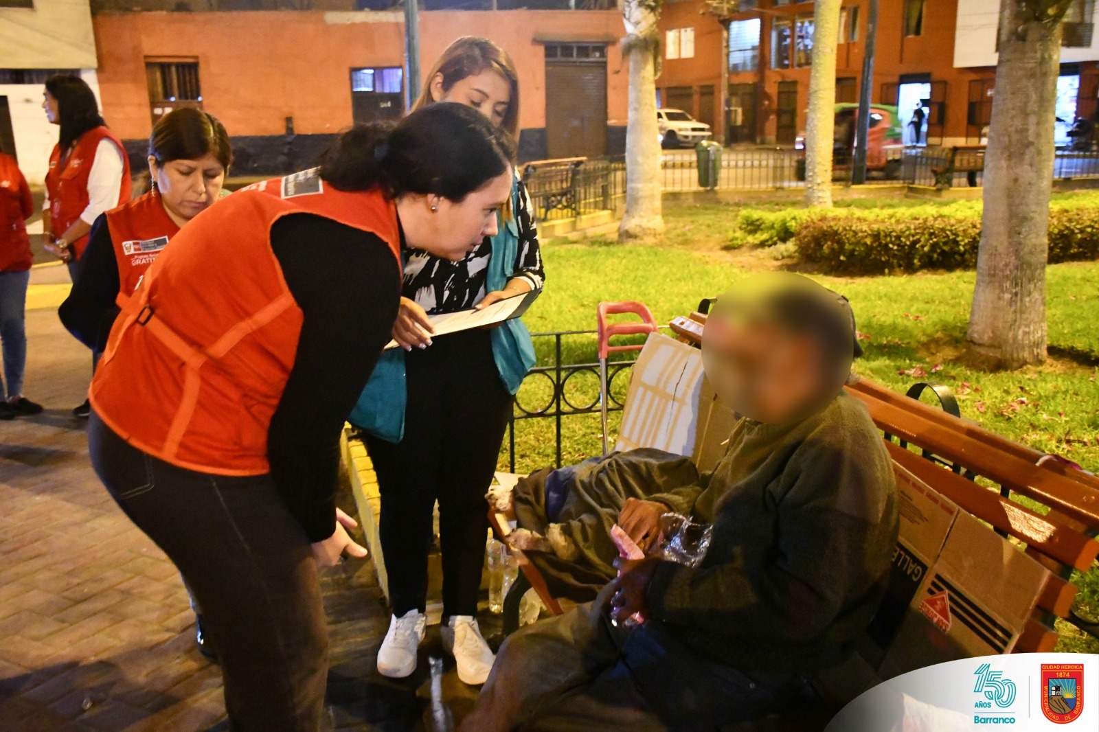 Prevención de mendicidad y protección de personas vulnerables en situación de calle