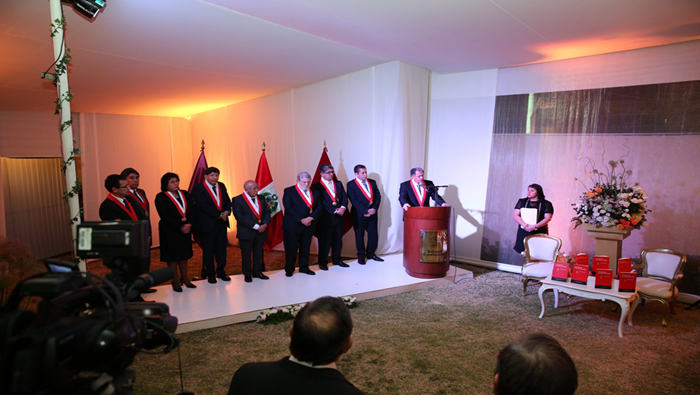 Ceremonia por décimonoveno aniversario del TC en sede institucional de Arequipa