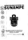 Vista preliminar de documento Reglamento Interno del Servicio de la Policia Municipal de la Municipalidad Distrital de Sunampe