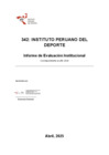 Vista preliminar de documento Informe de Evaluación Institucional Correspondiente al año 2024