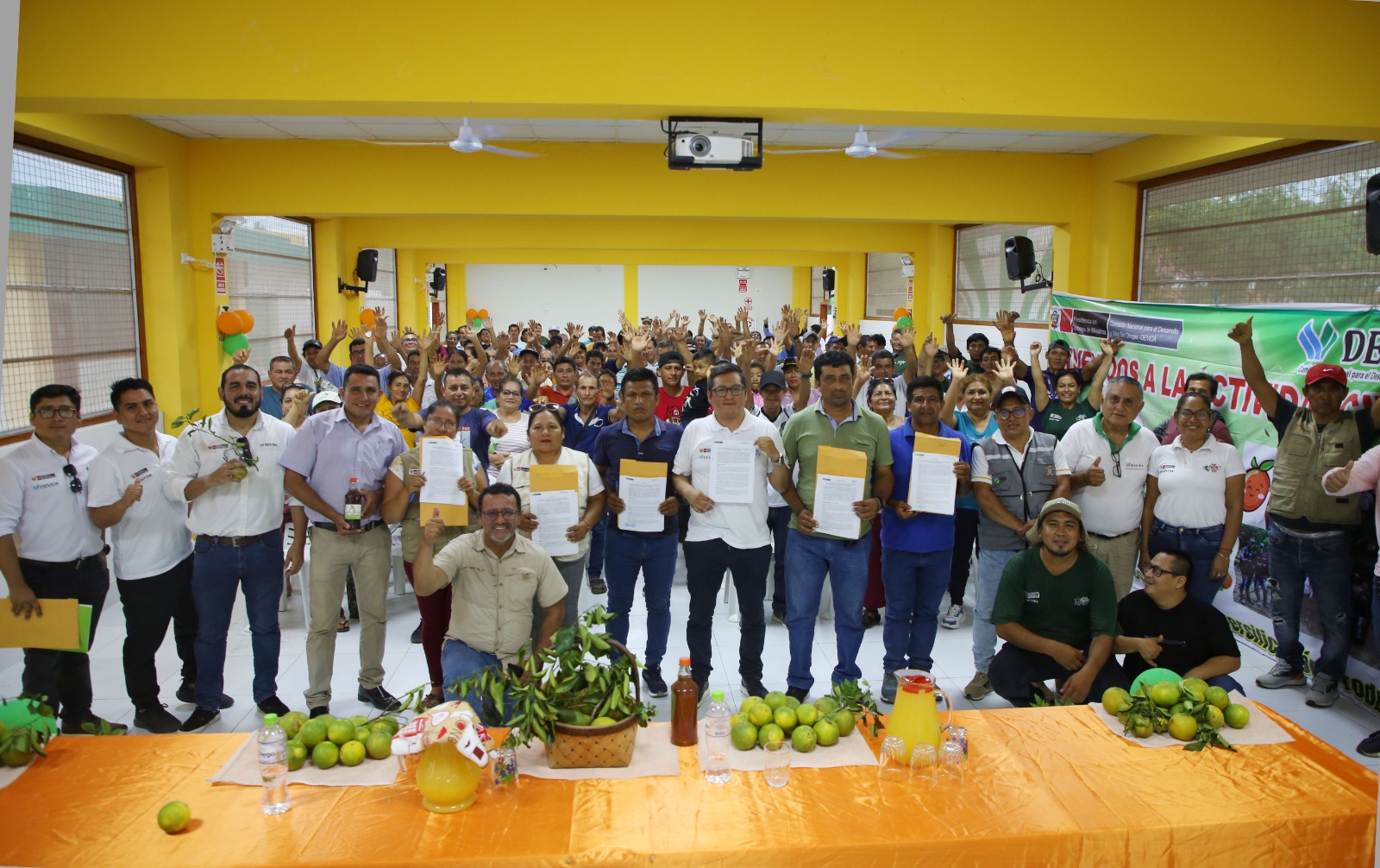 San Martín: Más de 1700 familias se incorporan a actividades productivas lícitas con asistencia de Devida