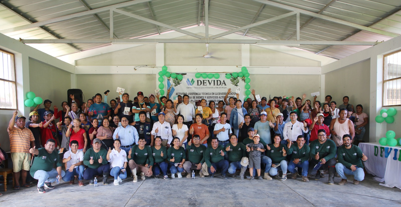 San Martín: Más de 1700 familias se incorporan a actividades productivas lícitas con asistencia de Devida