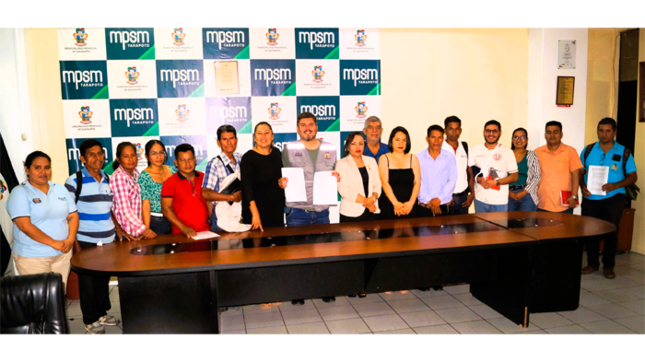 Mesa de trabajo con alcaldes de centros poblados de la provincia de San Martín. 