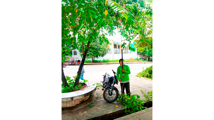 Continuamos trabajando en la ciudad de Tarapoto.