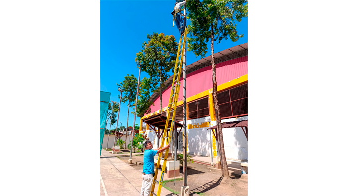 Continuamos trabajando en la ciudad de Tarapoto.