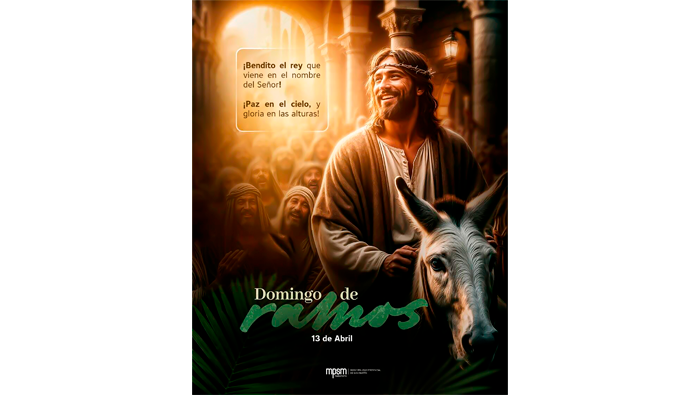 Iniciamos la semana santa: Domingo de Ramos.